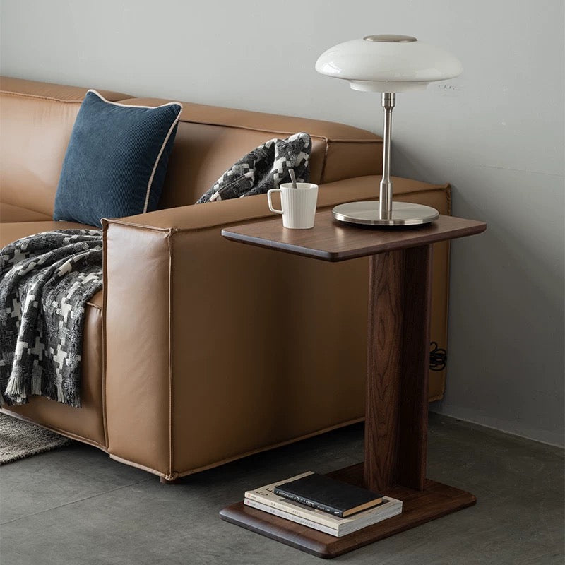 Kaido Sofa Side Table in Walnut