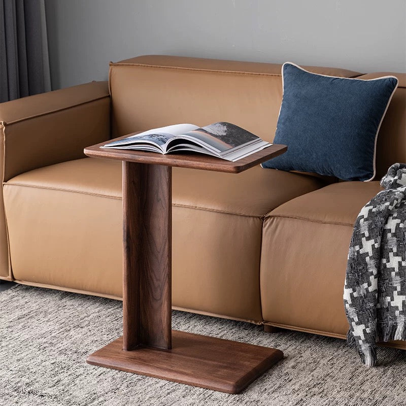 Kaido Sofa Side Table in Walnut