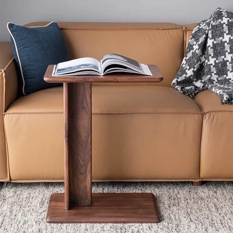 Kaido Sofa Side Table in Walnut