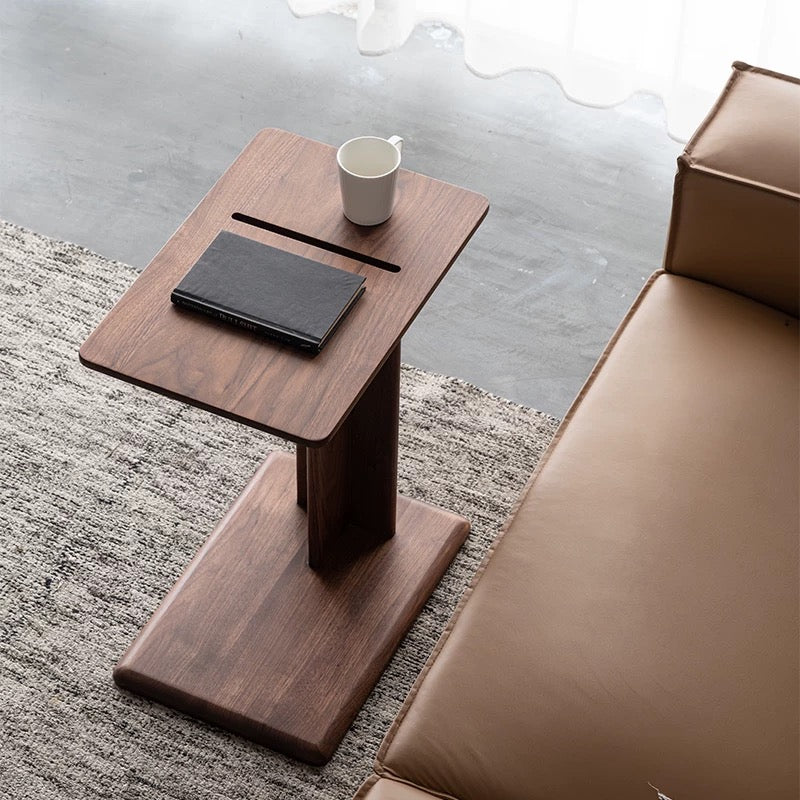 Kaido Sofa Side Table in Walnut